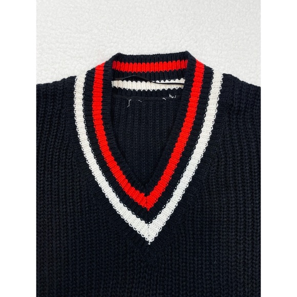 Striped Chunky Knit Sweater Mini Dress - Picture 13 of 16